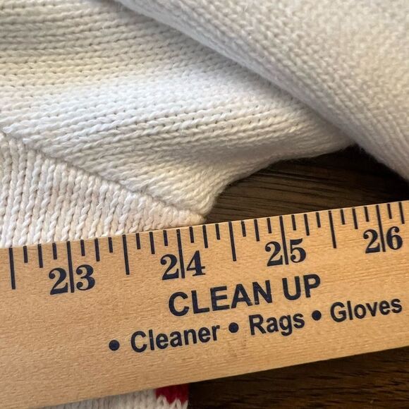 Storybook Knits NWT White Cardigan with ribbons and crystal embellishments 1X - Picture 9 of 9